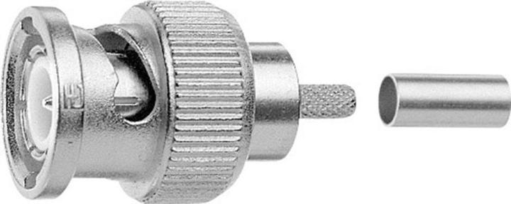 Produktbild Telegärtner BNC-Kabelstecker Crimp G40 75 Ohm, crimp/crimp, Professional, A0207, G40 (1.2/4.9)