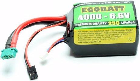 Produktbild Pichler LiFe Pack EGOBATT 25C 4000mAh 6.6V (6.60 V, 4000 mAh)