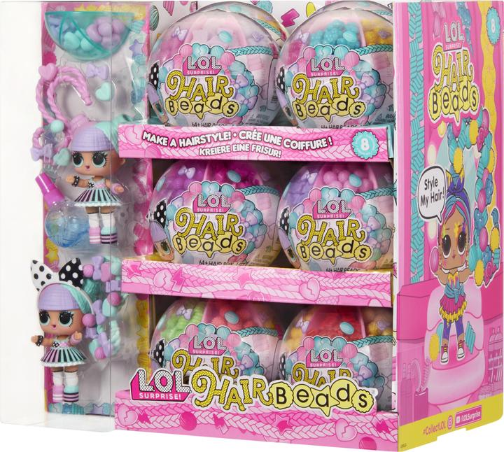 Actual product image MGA L.O.L. Surprise Hair Beads Tots Asst in PDQ