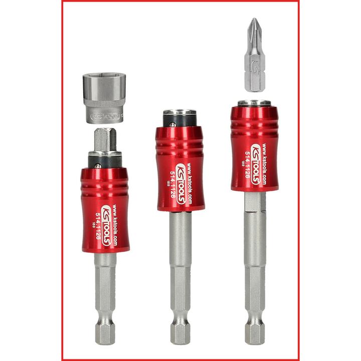 Produktbild KS Tools 1/4 2in1 Schnellwechsel-Bithalter (1/4")