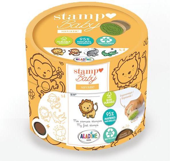 Actual product image Aladine Baby Stamp Savannah ECO