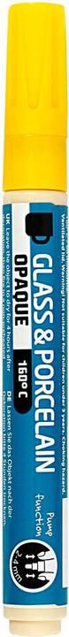 Image du produit Creativ Company Stylo de peinture pour verre/porcelaine (Jaune, 4 mm, 1 x)