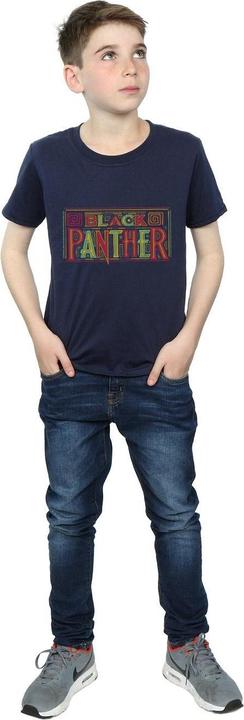 Immagine prodotto Maglietta con logo tribale Black Panther per ragazzi (140, 146)