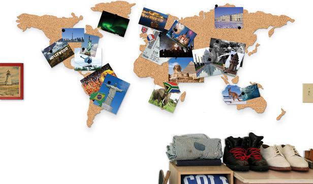 Produktbild Luckies Corkboard Map (100 x 45.5 cm)