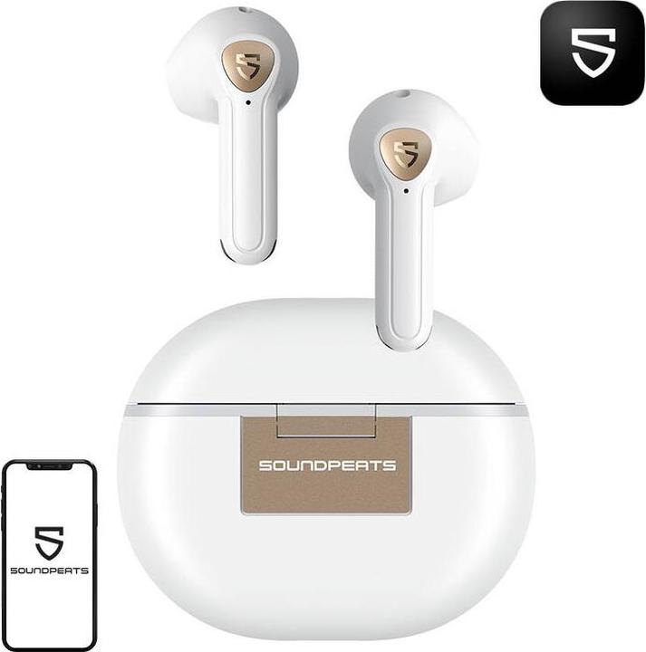 Image du produit Soundpeats Écouteurs Air 3 Deluxe HS TWS (blanc) (ANC, 5 h, Filaire)