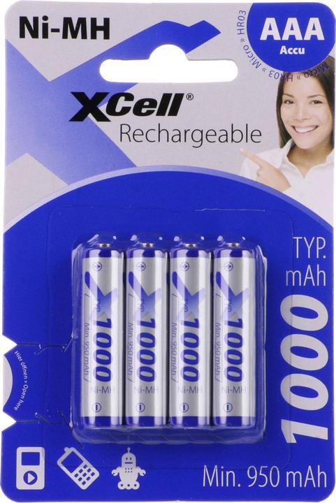 Image du produit XCell pile simple ni-mh 1,2 volt 1000 mah (1.20 V, 1000 mAh)