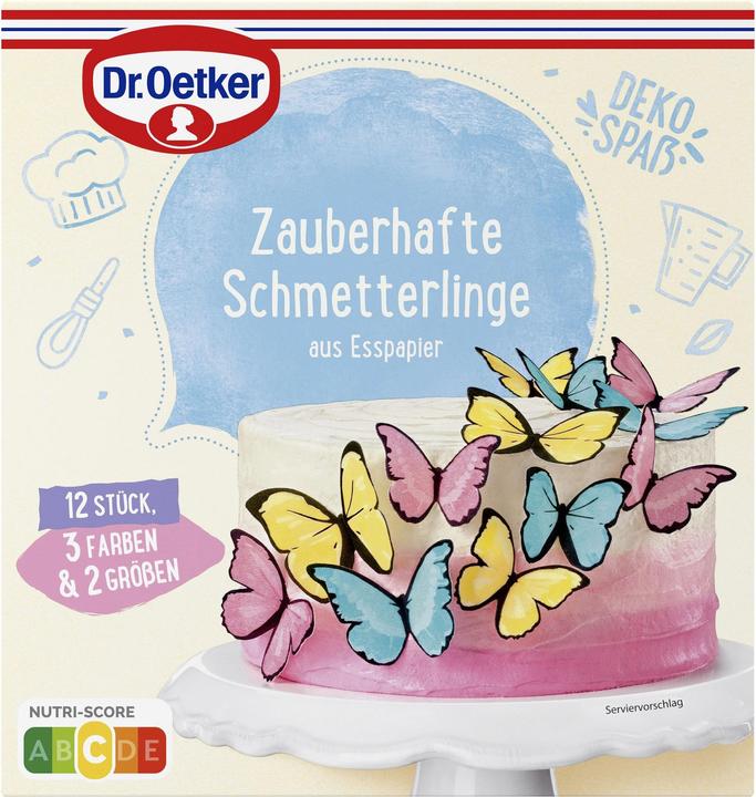 Actual product image Dr. Oetker Enchanting butterflies (12 x)