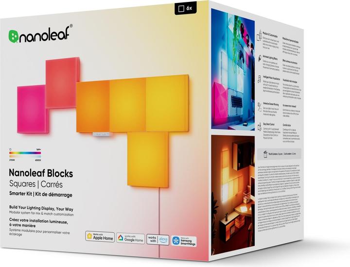 Immagine prodotto Nanoleaf Blocks Big Squares Starterkit (320 lm)
