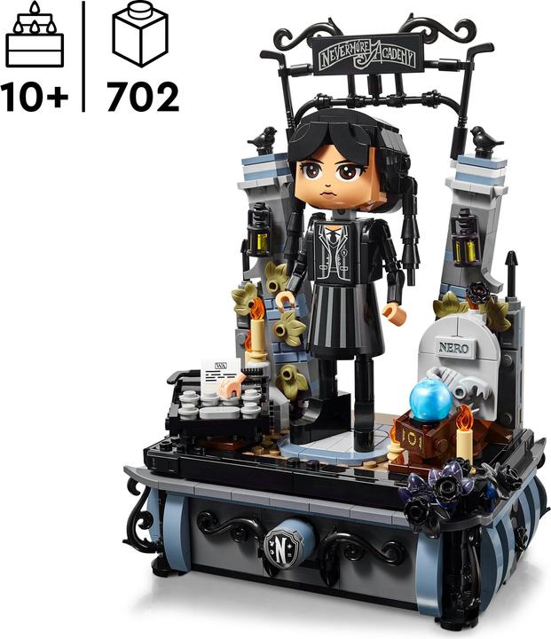 Actual product image LEGO Wednesday Addams construction figure (76780, LEGO Wednesday)