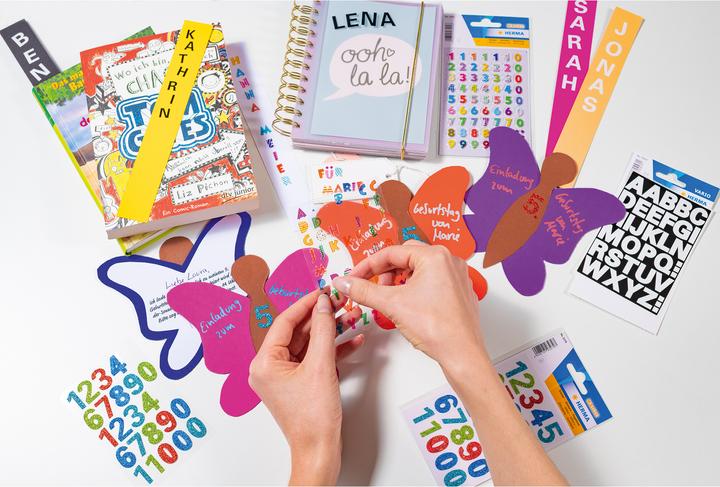 Actual product image HERMA Letter labels