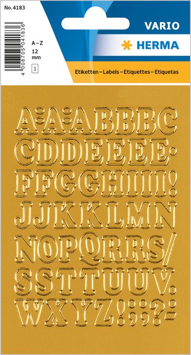 Actual product image HERMA Letter labels