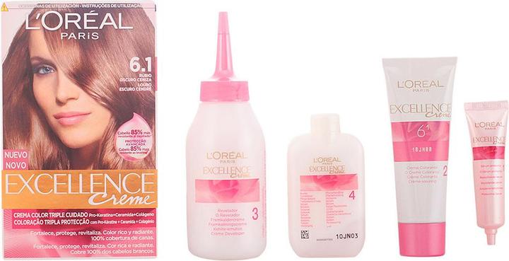 Produktbild L'Oréal Paris EXCELLENCE Creme tinte #6,1 rubio oscuro ceniza (#6,1 rubio oscuro ceniza)