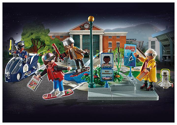 Actual product image Playmobil Back to the Future Part II Pursuit with Hoverboard (70634, Playmobil Back to the Future)