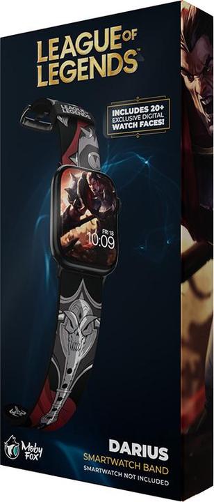 Image du produit Moby Fox League of Legends bracelet pour smartwatch Darius (22 mm, Acier inoxydable, Silicone)