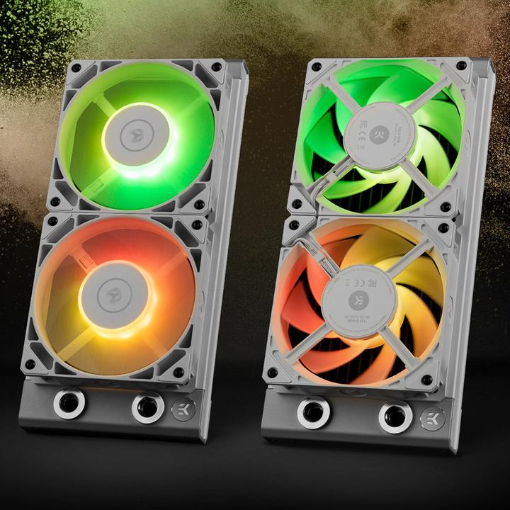 Actual product image EKWB EK Loop Fan FPT 140 D-RGB 600-2000 wh 3831109898055 (140 mm, 1 x)