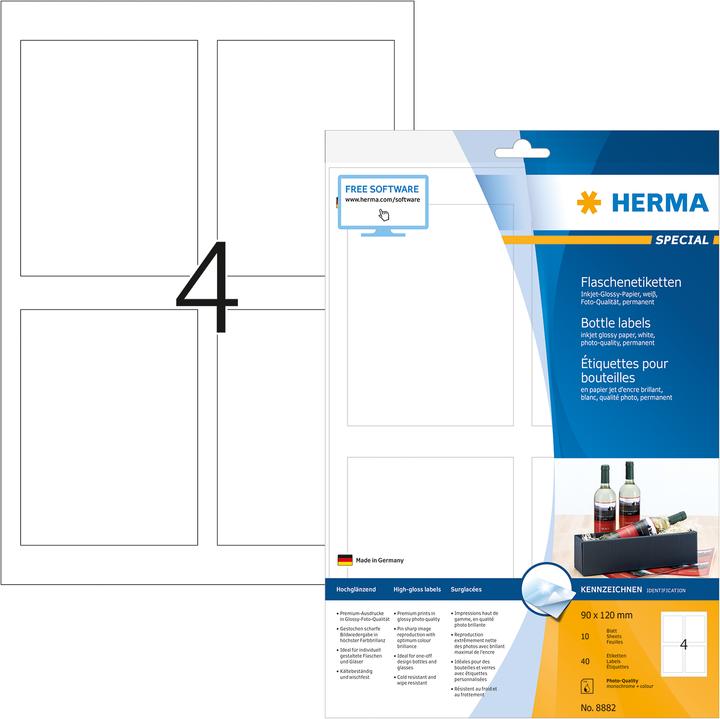Immagine prodotto HERMA Etichette per bottiglie A4