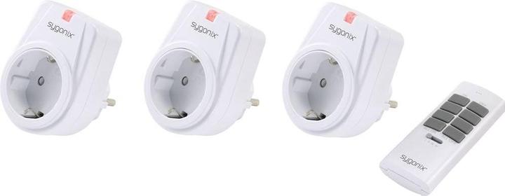 Produktbild Sygonix RSL Steckdosen-Set Zwischenstecker Schaltleistung (max.) 1000 W Reichweite max. (im Freifeld) 30 m
