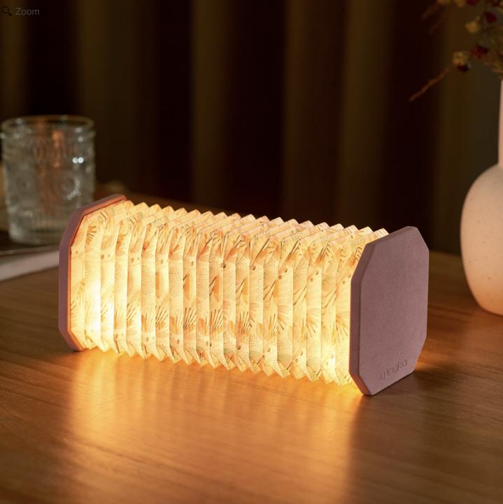 Actual product image Gingko Velvet Accordion Lamp (450 lm)