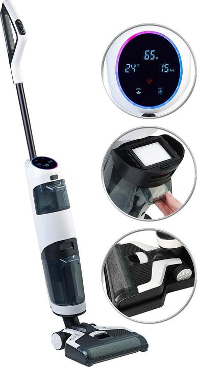 Image du produit Sichler Aspirateur-laveur de sol 2en1 avec batterie