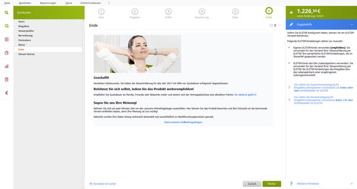 Actual product image Lexware QuickTax 2023 1 license(s) (1 User, 12 months)