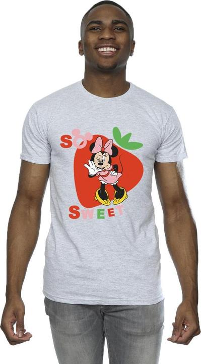 Immagine prodotto Disney Minnie Mouse So Sweet Strawberry Maglietta Uomo (S)