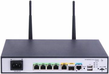 Image du produit HPE E FlexNetwork MSR954-W Routeur, 1GbE SFP WW, 2GbE-WAN, 4GbE-LAN, sans fil 802.11n, CWv7