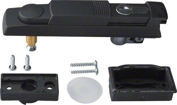 Actual product image Hager HAG FZ518N universal lever handle with profile half cylinder