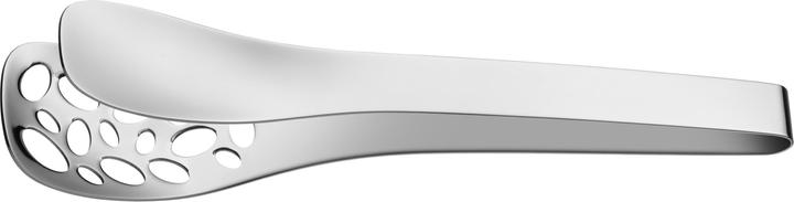 Servierzange Antipastizange Zange perforiert 25cm Nuova Edelstahl poliert (Servierzange)