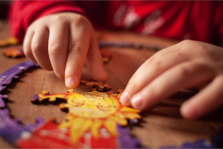 Actual product image Natura Punto Zodiac Wooden Puzzle Virgo (180 pieces)