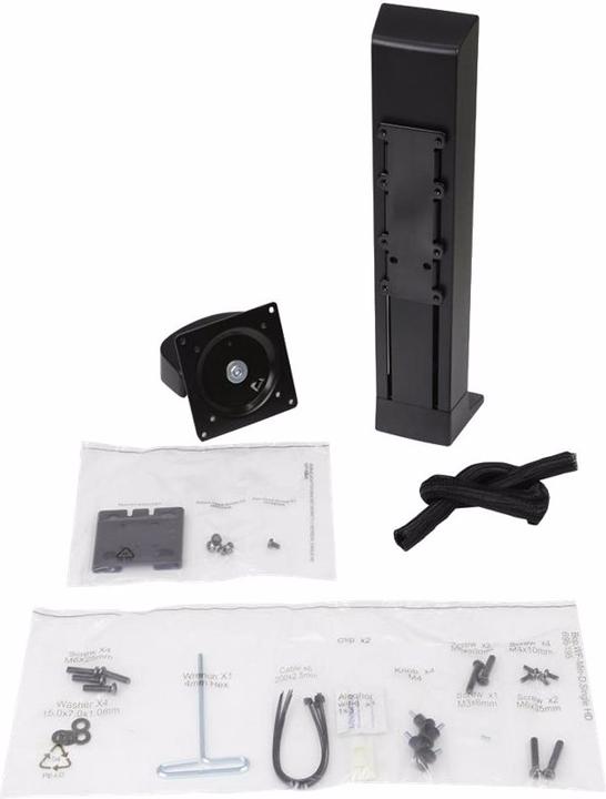 Actual product image Ergotron WorkFitT + PD single LD monitor Kit, 24 inch, 2 VESA + (Table, 27.01")