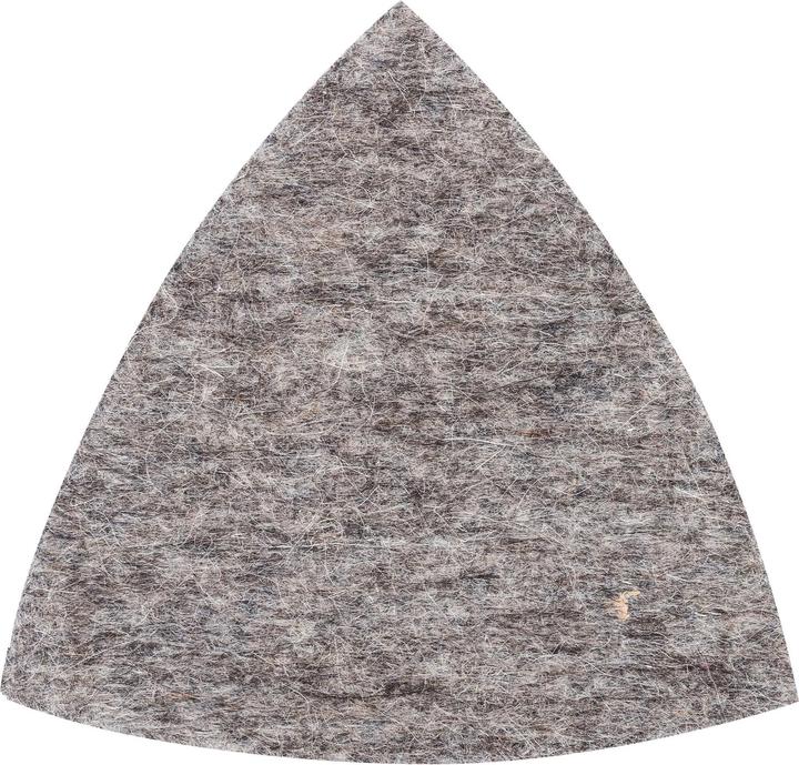 Actual product image Bosch Professional Zubehör Polishing felt for triangular grinder and multi-cutter, hard, Velcro, 93 mm (Hard)