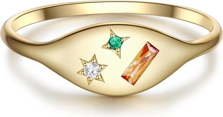 Glanzstücke München Damen Sterling Silber Zirkonia gelbgold - 15770