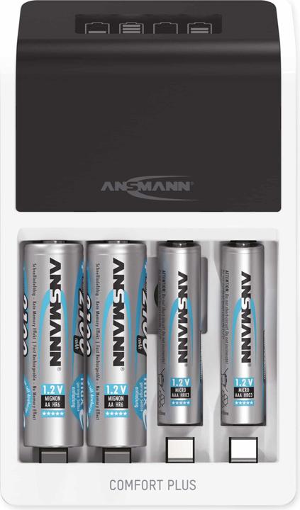 Immagine prodotto Ansmann Comfort Plus 1001-0094 (1 pz., AA, AAA, Caricabatterie senza batteria)