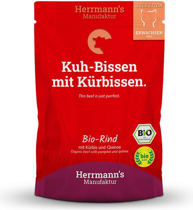 Produktbild Herrmanns Selection Rind mit Kürbis und Quinoa (Adult, Senior, 1 Stk., 100 g)