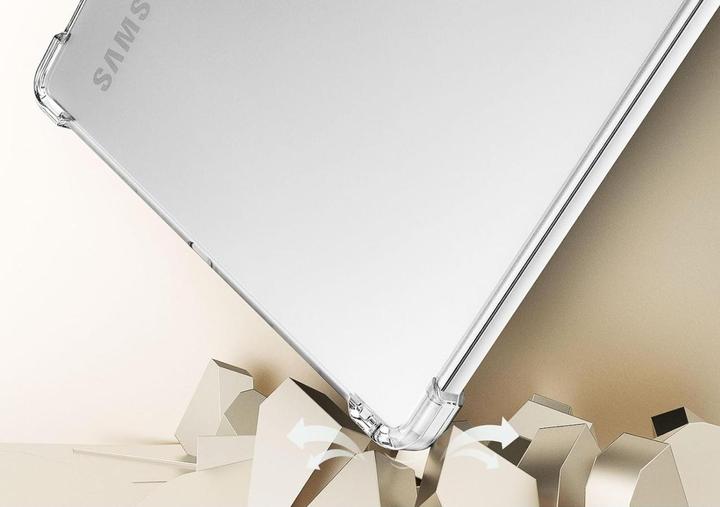 Actual product image Screenguard Samsung Galaxy Tab A9+ Case Crystal Soft Airbag Bumper (Galaxy Tab A9+)