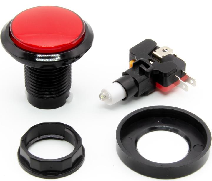 Produktbild Purecrea Arcade Taster Button beleuchtet 45mm - Rot