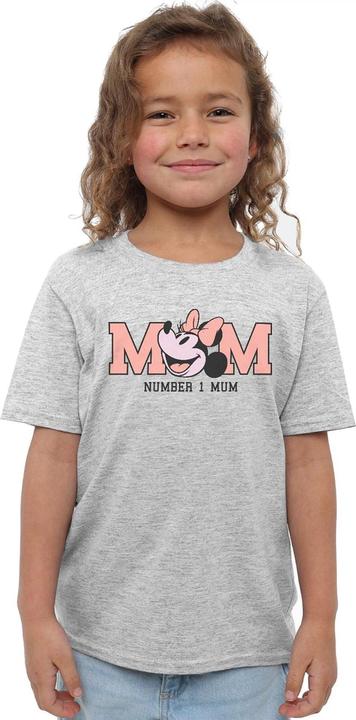 Actual product image Disney Childrens/Kids Number 1 Mum Minnie Mouse Mothers Day T-Shirt (128)