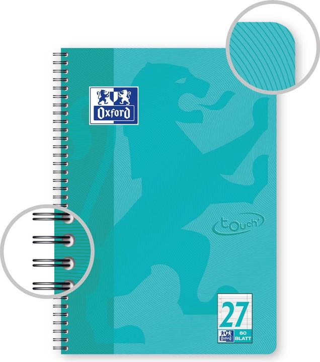 Produktbild Oxford TOUCH - Collegeblock (A4, Liniert, Weicher Einband)