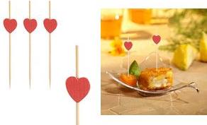 Produktbild Papstar Fingerfood - Picker "Heart" (100 x)