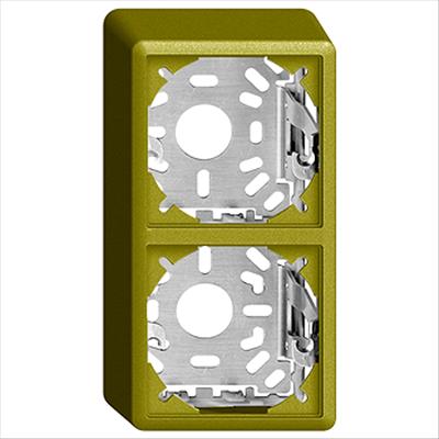 Image du produit Feller Boîtier AP Edizio 140x74x54 mm olive