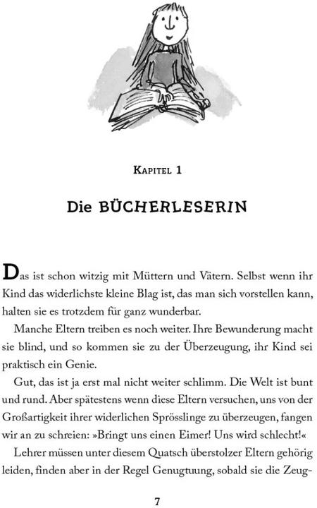 Produktbild Matilda (Deutsch, Roald Dahl, Andreas Steinhöfel, Quentin Blake, 2024)