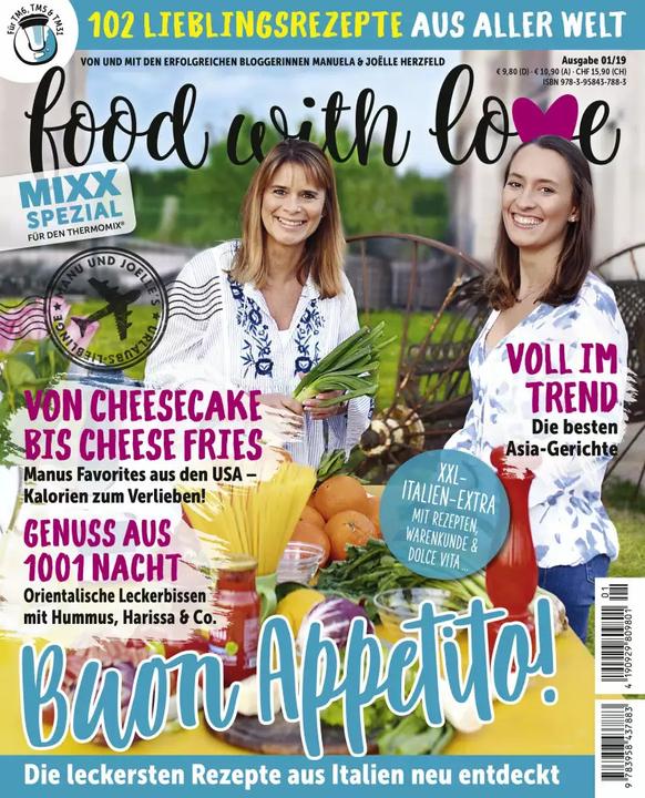 Produktbild Sonderheft MIXX: Food with Love (Deutsch, Manuela Herzfeld, Joelle Herzfeld, 2019)