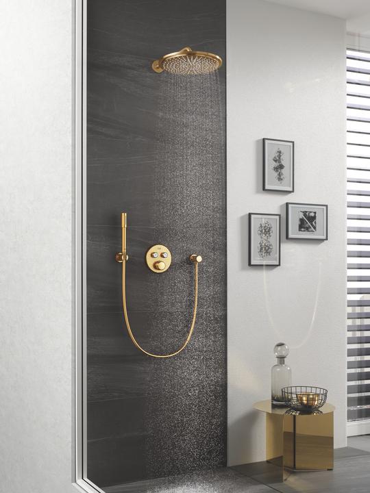 Image du produit Grohe Set de douche de tête Rainshower Cosmopolitan 310 26066GN0 31 cm incl. bras de douche 38 cm (9 l/min)