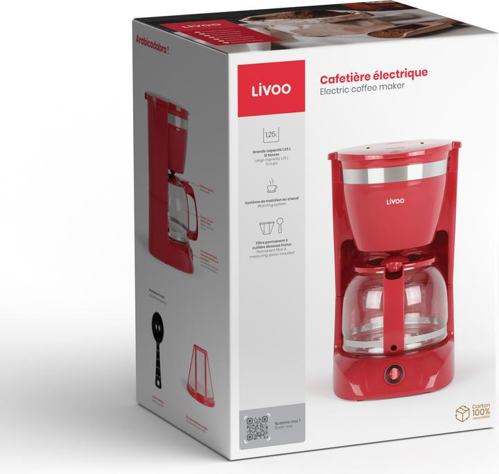 Actual product image Livoo Electric coffee maker (EU plug)