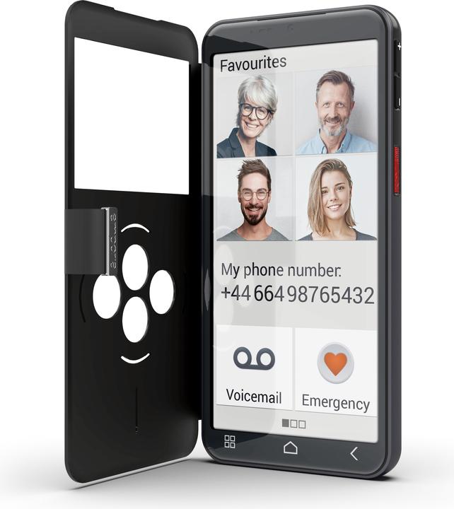 Produktbild Emporia Smart 6 Lite (128 GB, Schwarz, 5.58", Single SIM, 50 Mpx, 4G)