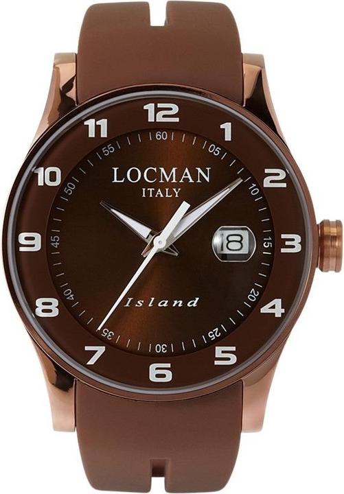 Produktbild Locman Italy Herrenuhr Island braun Ref. 0600 (Analoguhr, 40 mm)