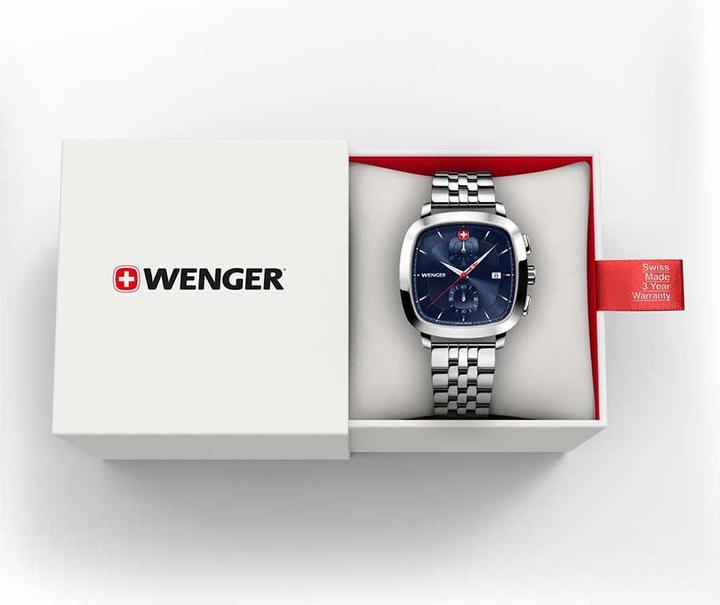 Immagine prodotto Wenger Cronografo classico vintage 01.1933.103 (Fatto in Svizzera, Cronografo)