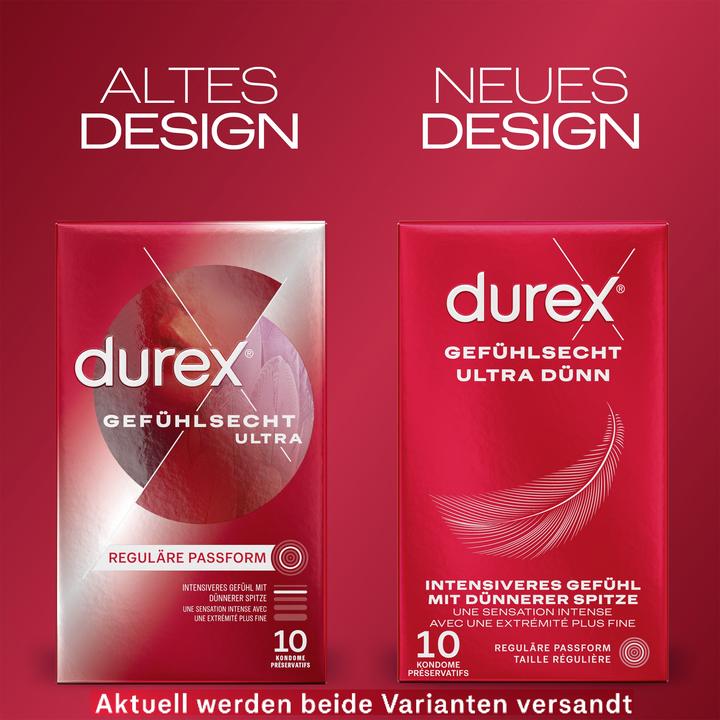 Produktbild Durex Gefühlsecht Ultra (10 Stk.)