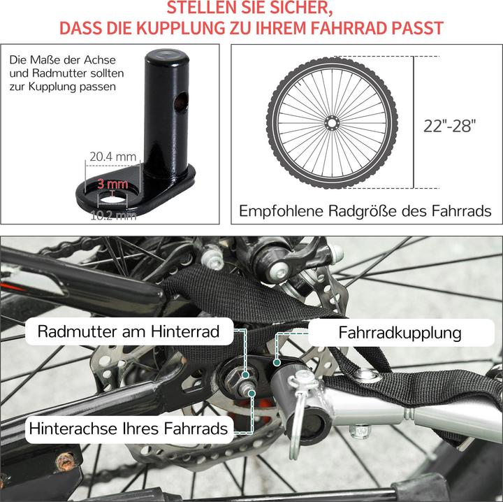 Actual product image Homcom Bicycle trailer with canopy