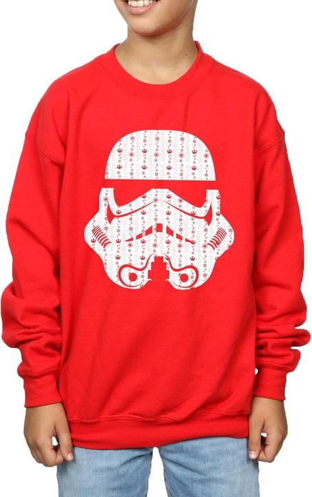 Immagine prodotto Star Wars Christmas Stormtrooper Helmet Felpa Ragazzi (140, 146)